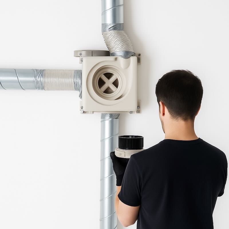 Mechanische ventilatie en luchtgordijnen reinigen