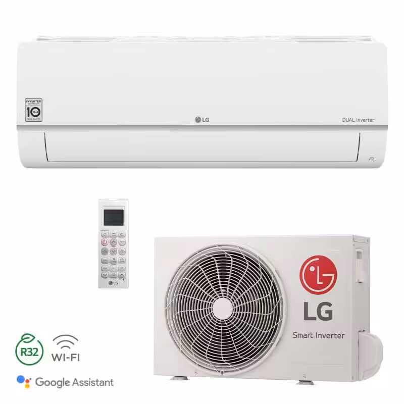 LG Dualcool Standaard Plus PC09ST Wit 2,5kW inclusief montage